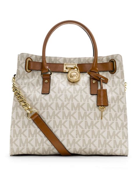 vanilla michael kors hamilton|Michael Kors packable tote.